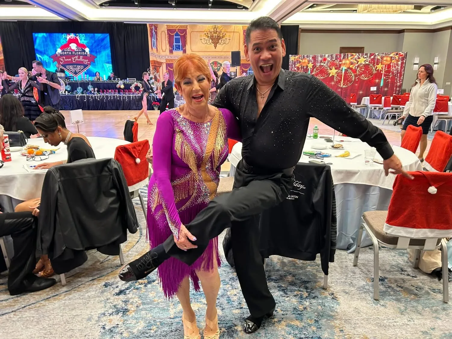 Dance Alday dancers celebrating during the Jacksonville Star Ball weekend
