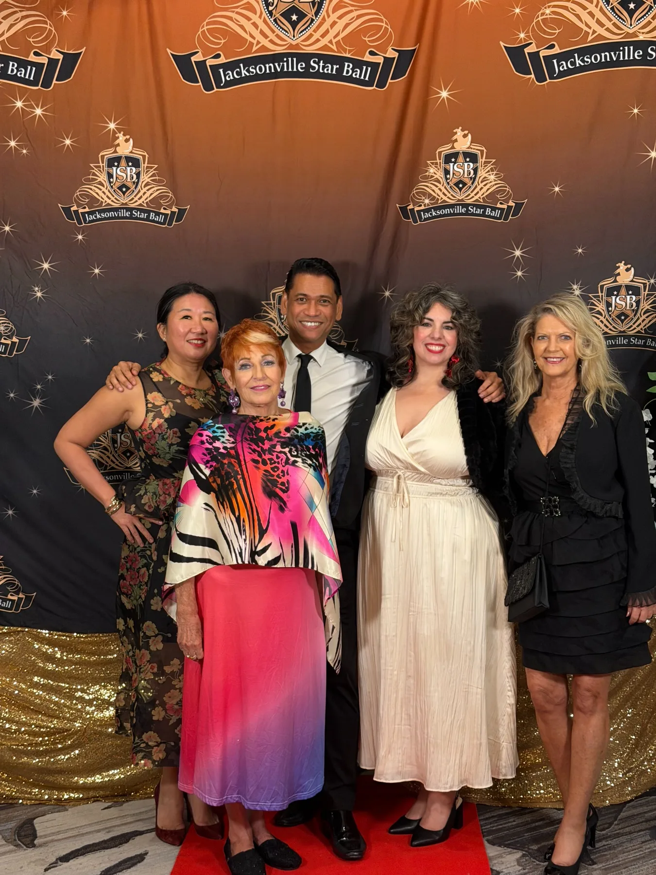 Dance Alday group on the Jacksonville Star Ball red carpet
