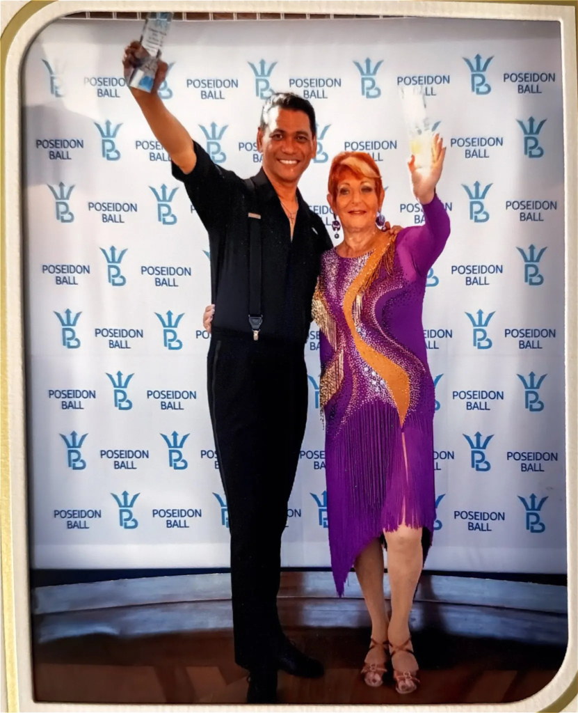Dance Alday award winners at the Poseidon Ball
